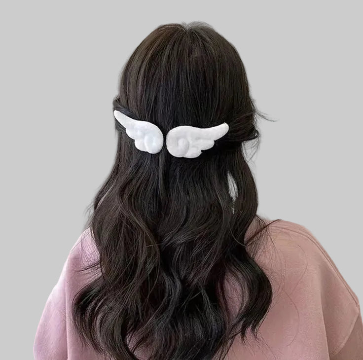 angel wings hair pin set