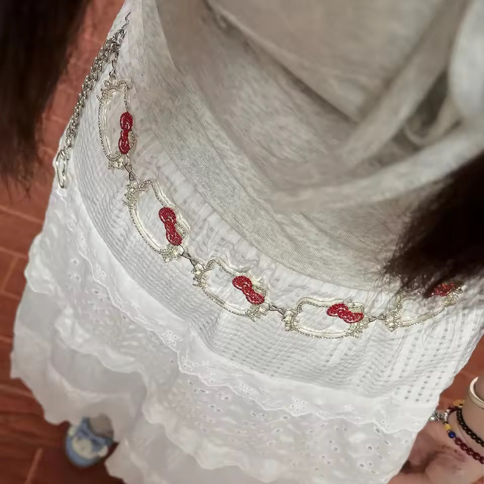 hello kitty waist chain