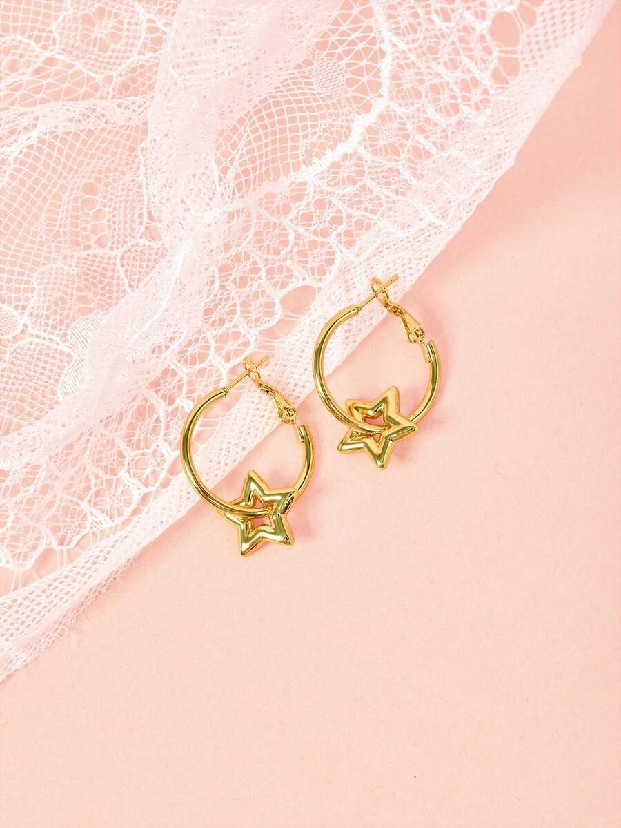 gold star hoop