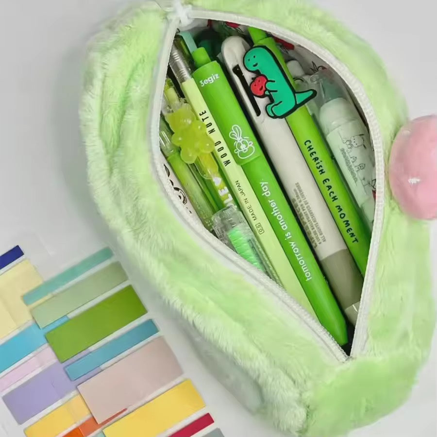 pastel green pencil case