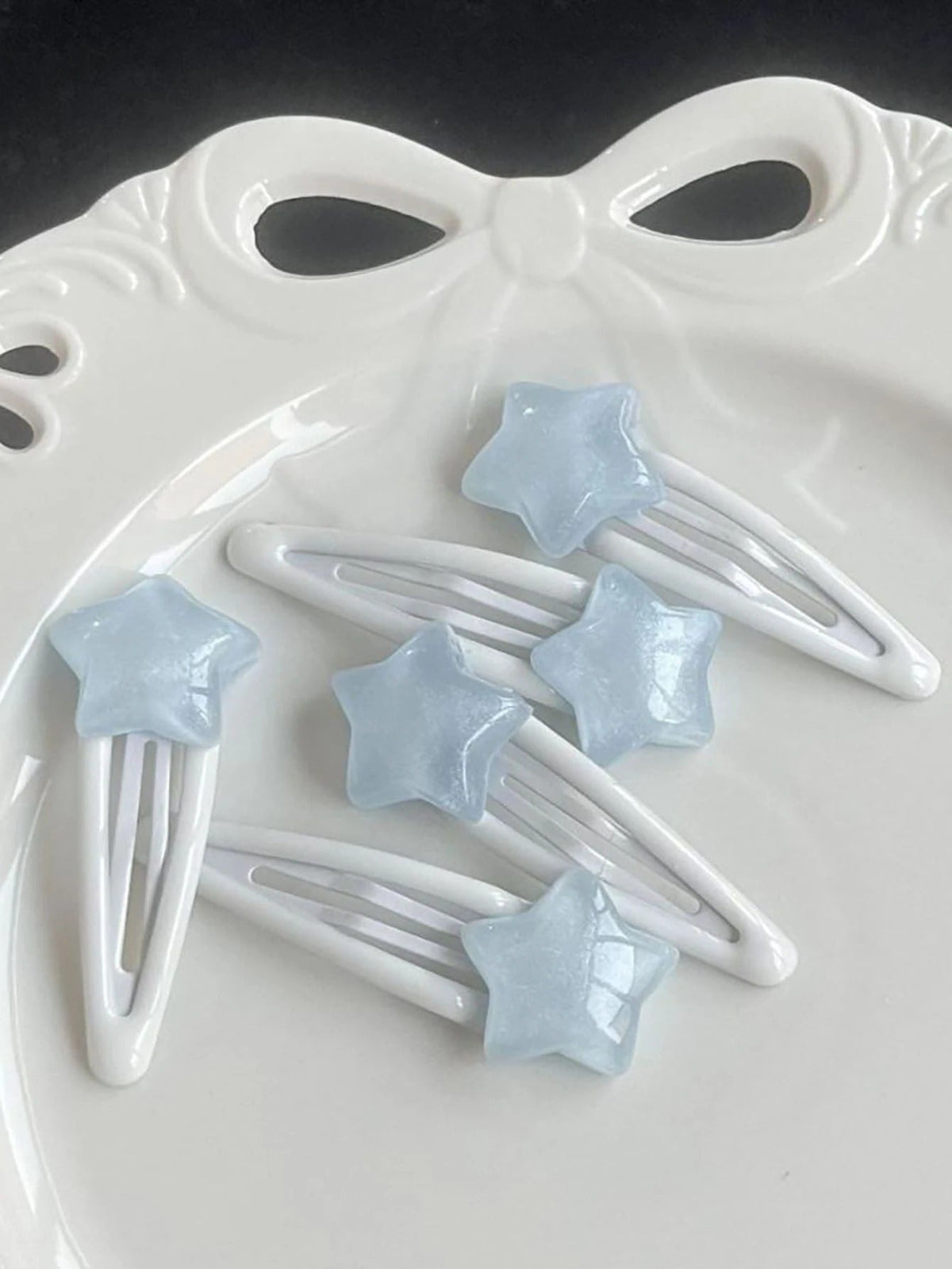 waterdrop star hair pin
