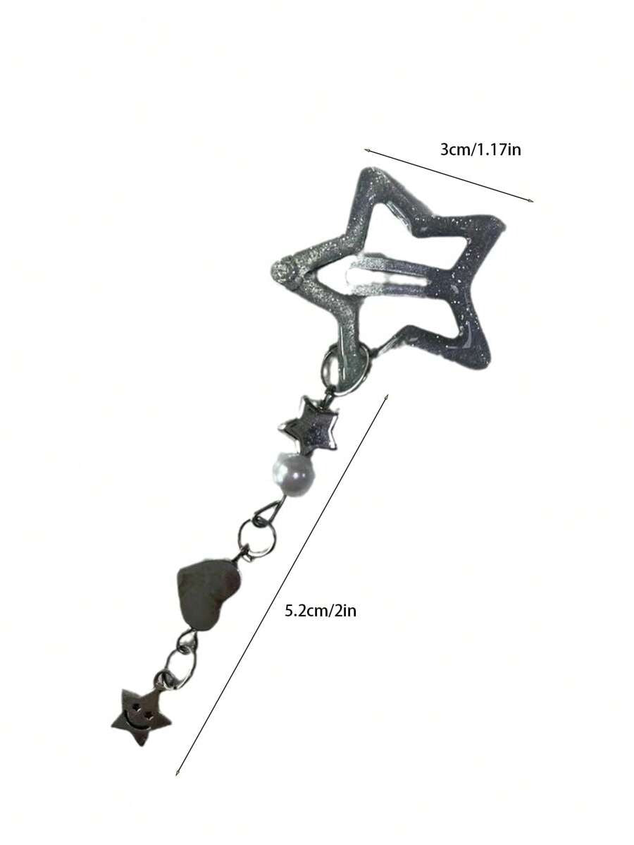 star tassel hair pin