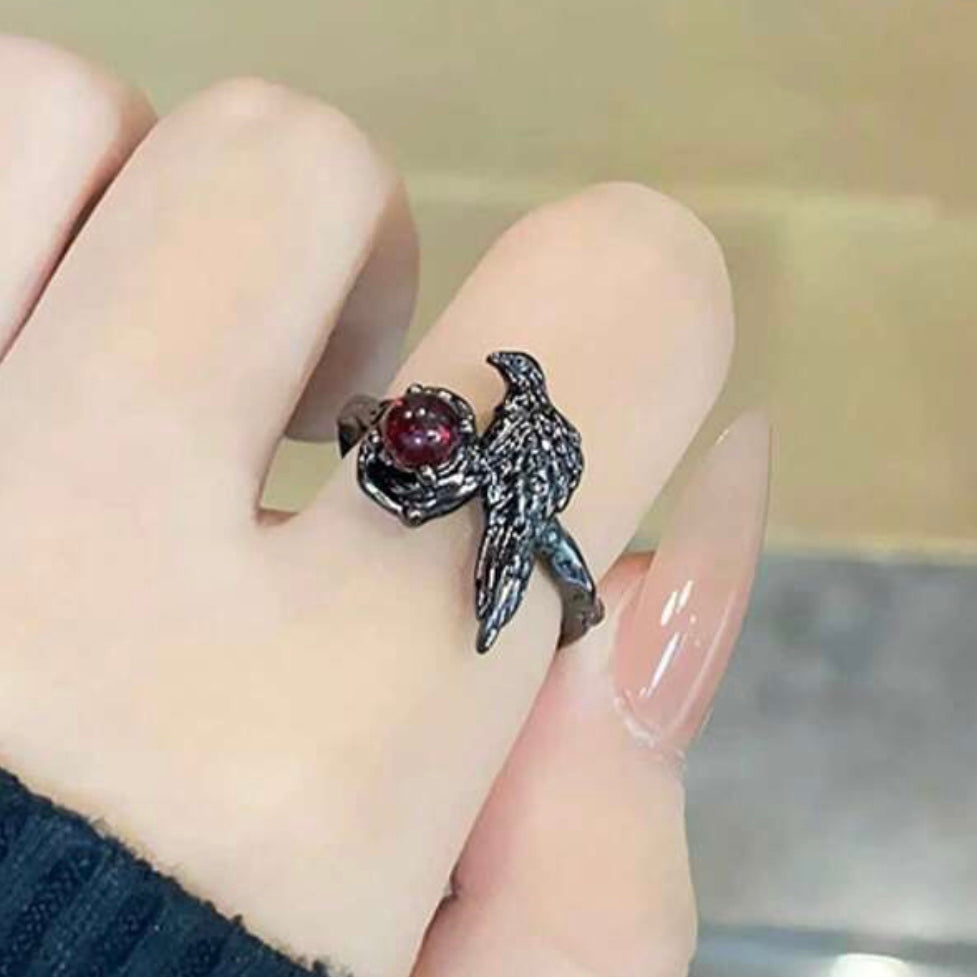 black crow ring