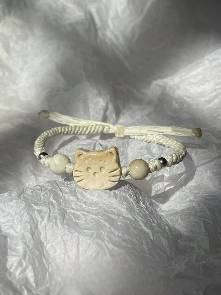 kawaii cat bracelet
