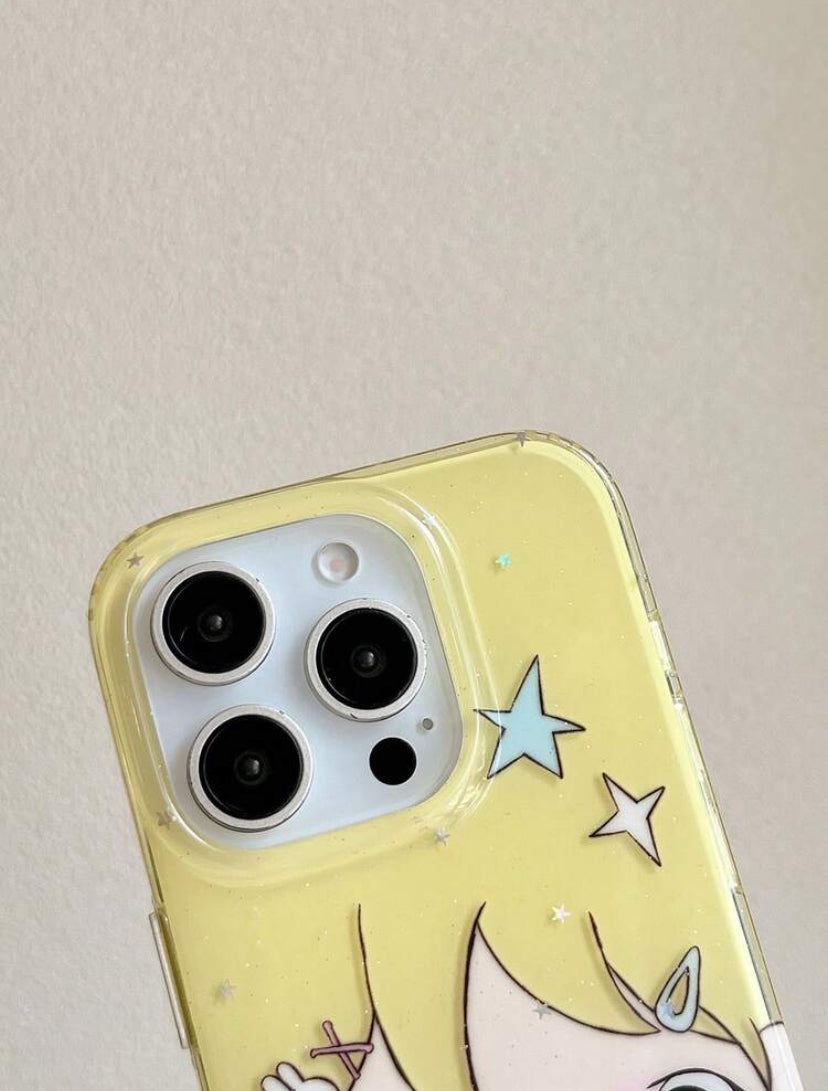 yellow emo girl case