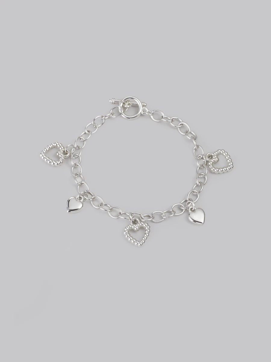 heart chain bracelet