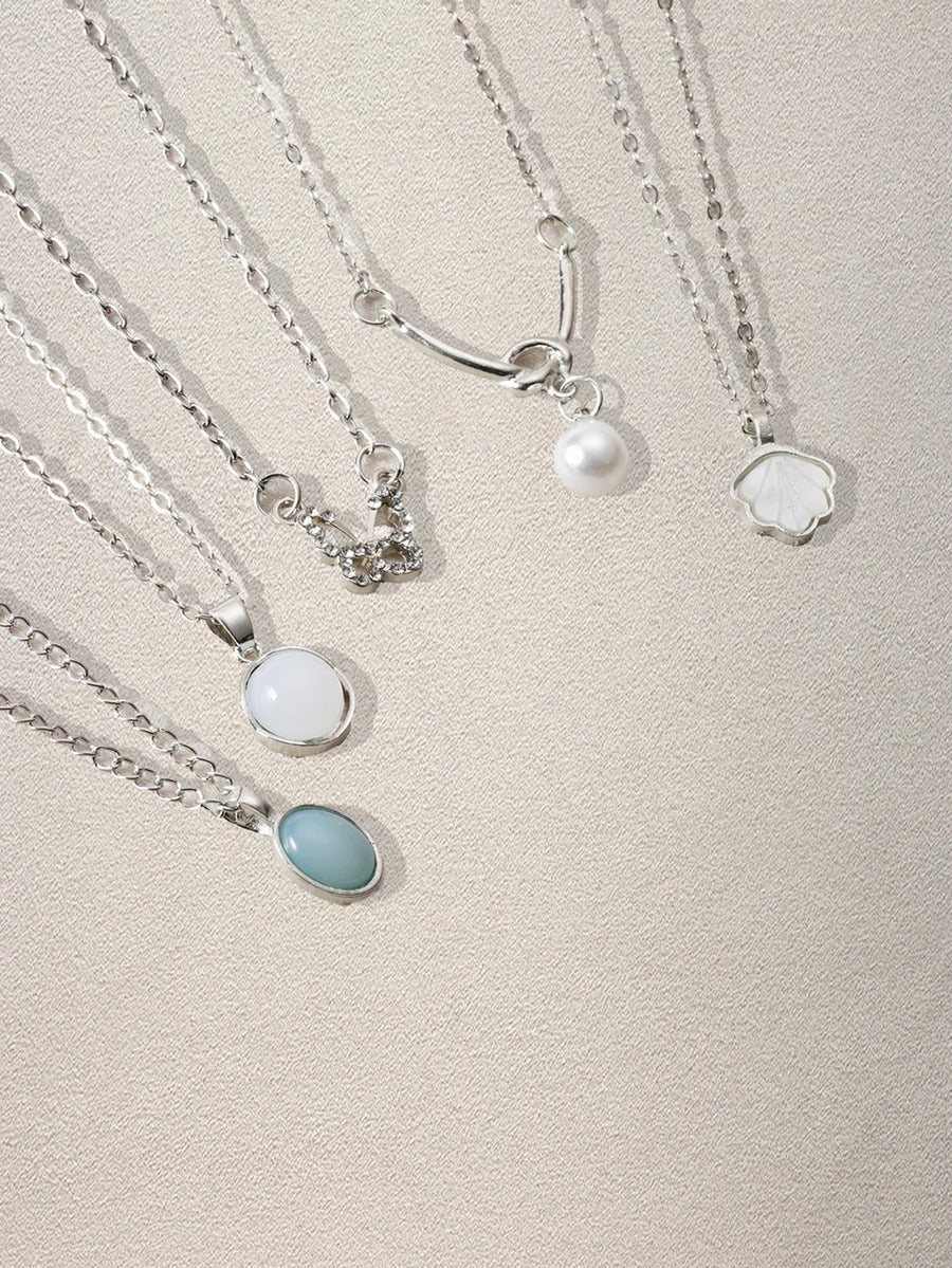 mermaid core necklace set