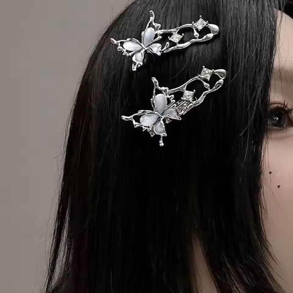 y2k butterfly hair pin