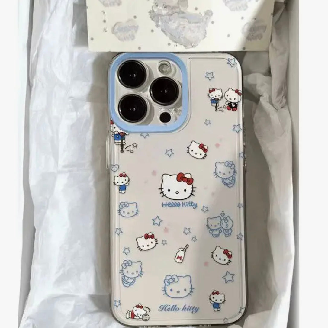hello kitty transparent phone case