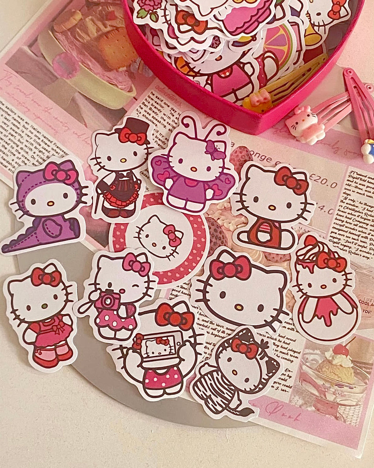 hello kitty sticker pack