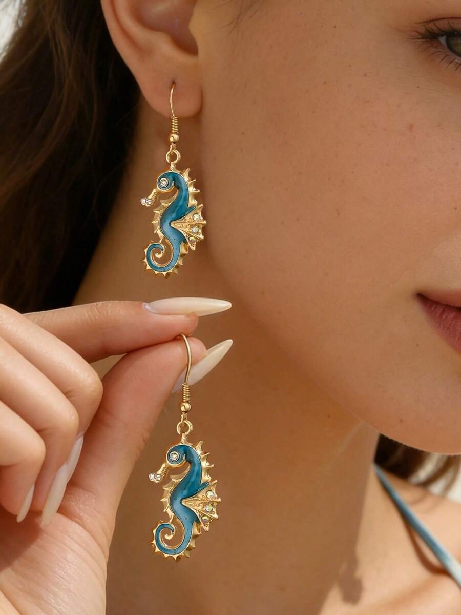 sea horse earrings
