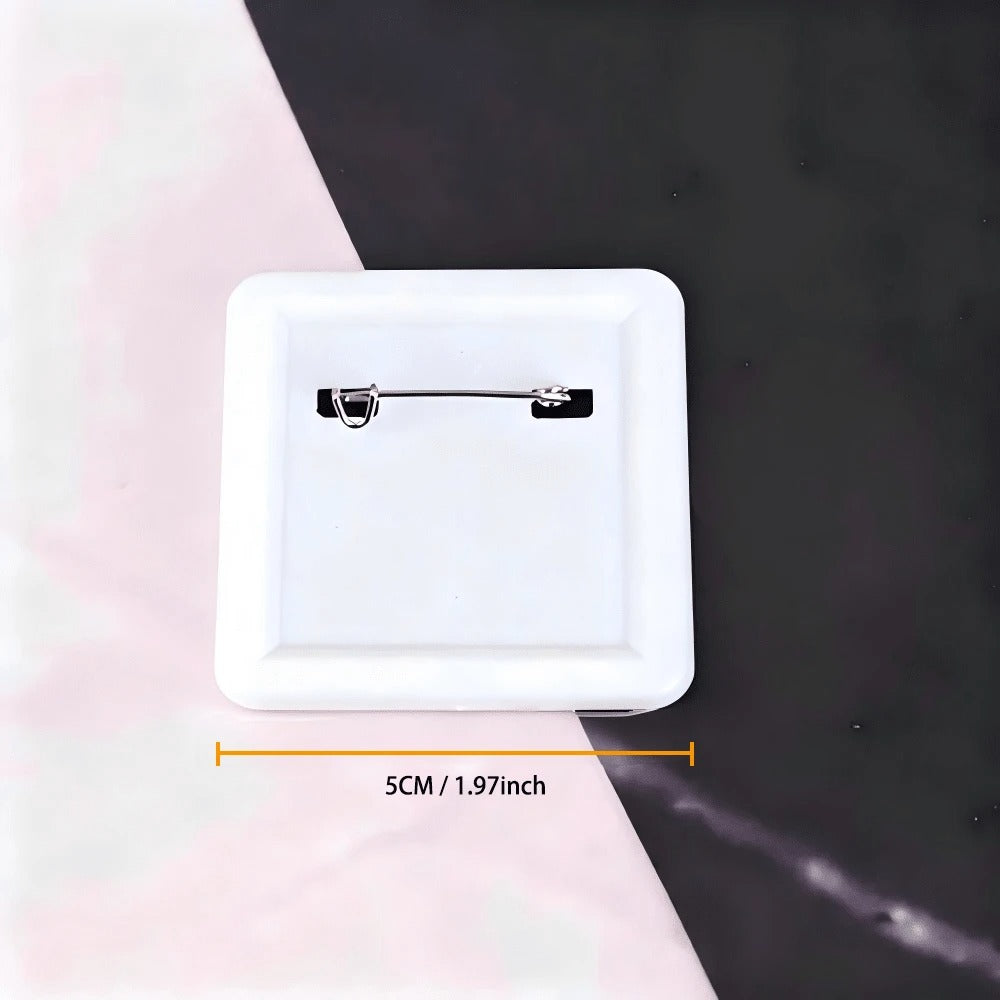 Square Coquette Badges (1 pc)