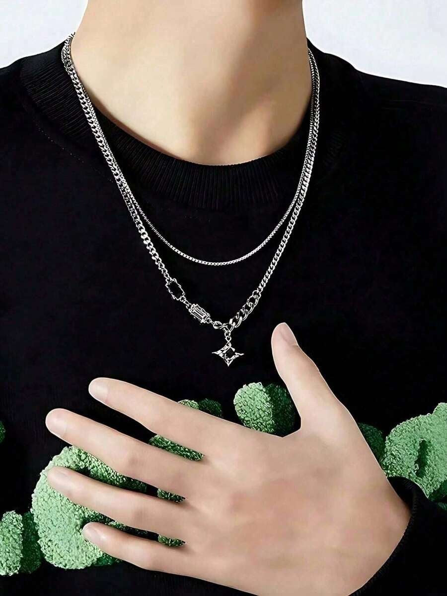 double layer sparkle chains