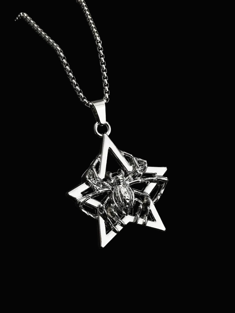 y2k spider pendant