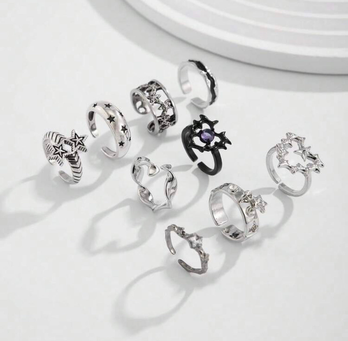ring set (including 9 rings)