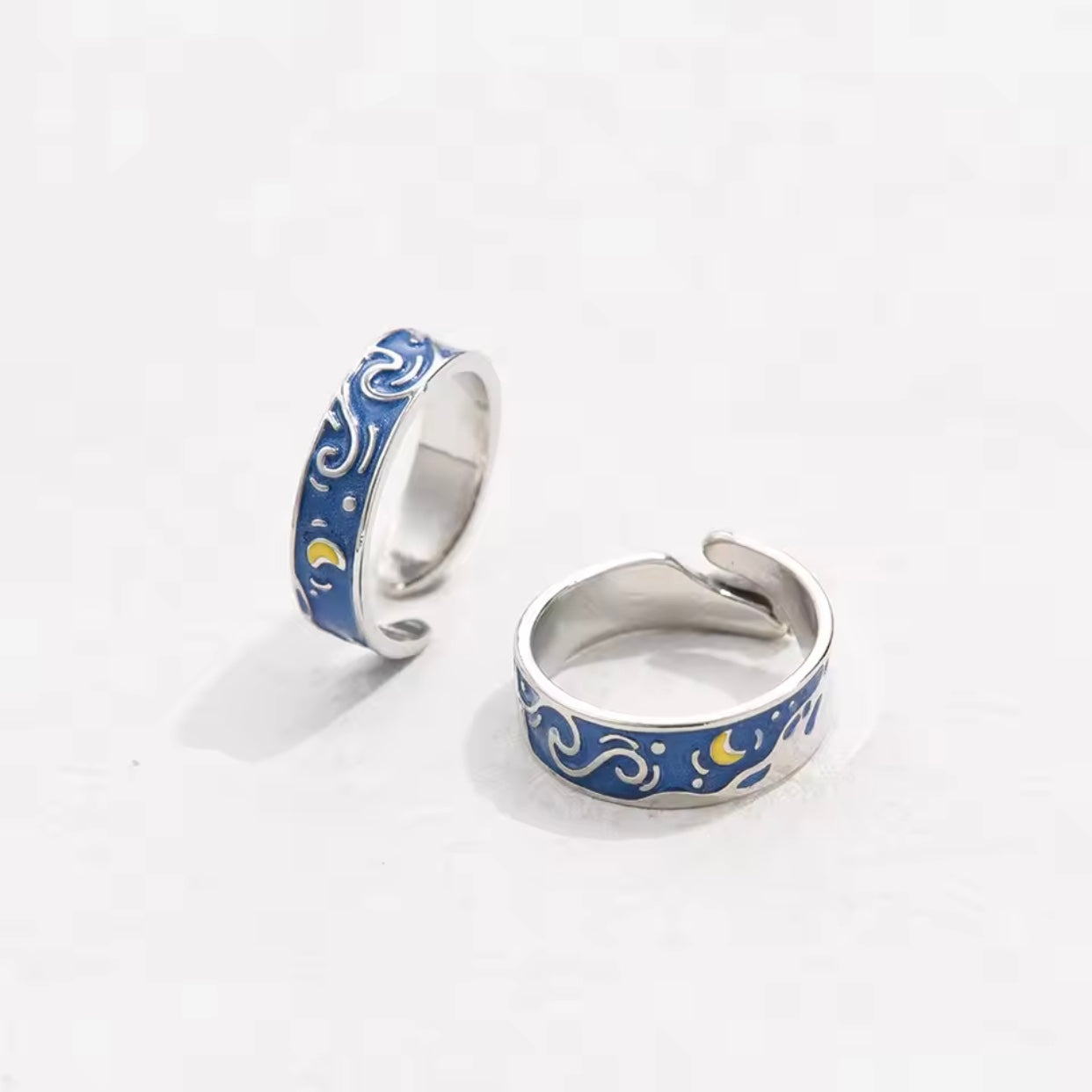starry night ring set