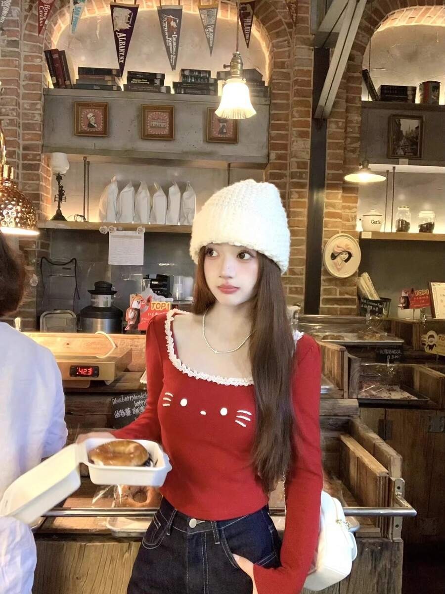 hello kitty red top