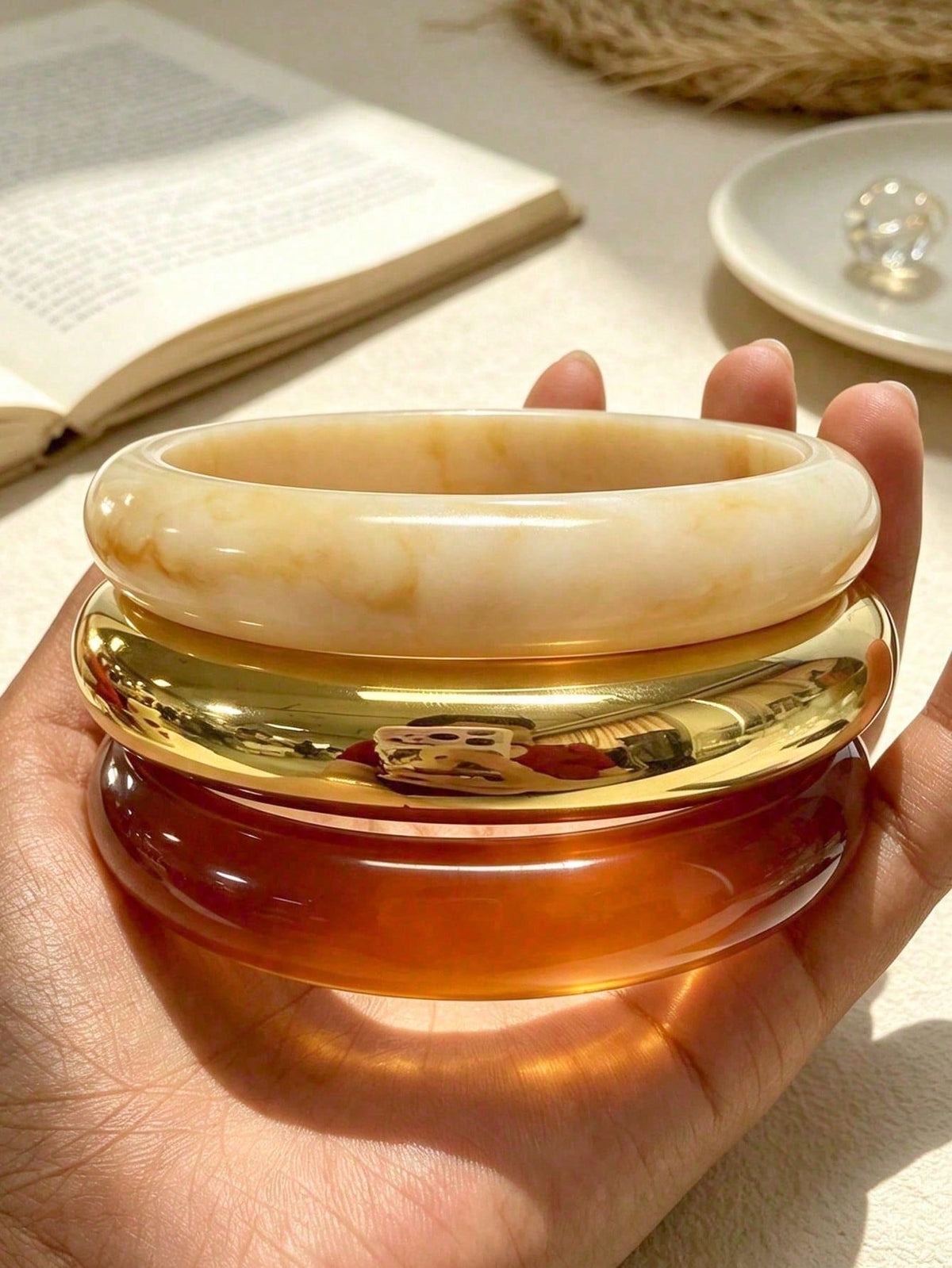 acrylic bangles set
