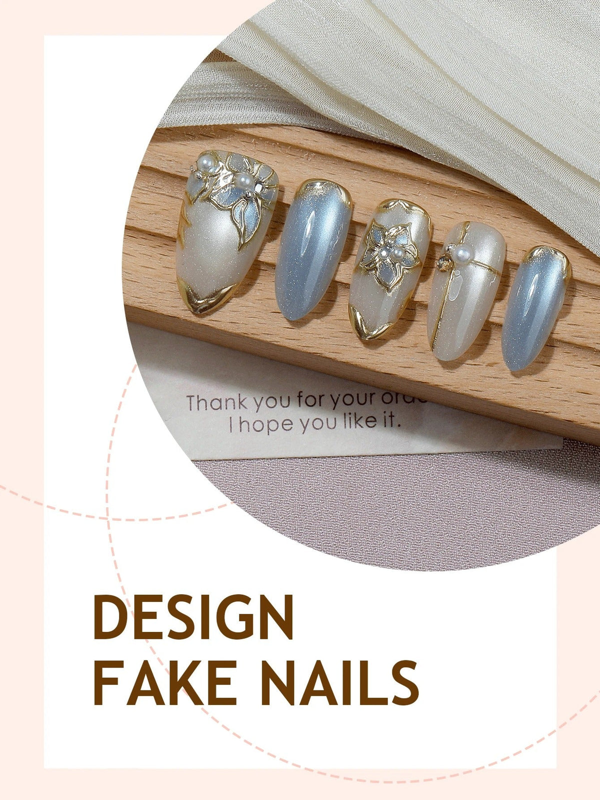 desi style blue cat eye nails
