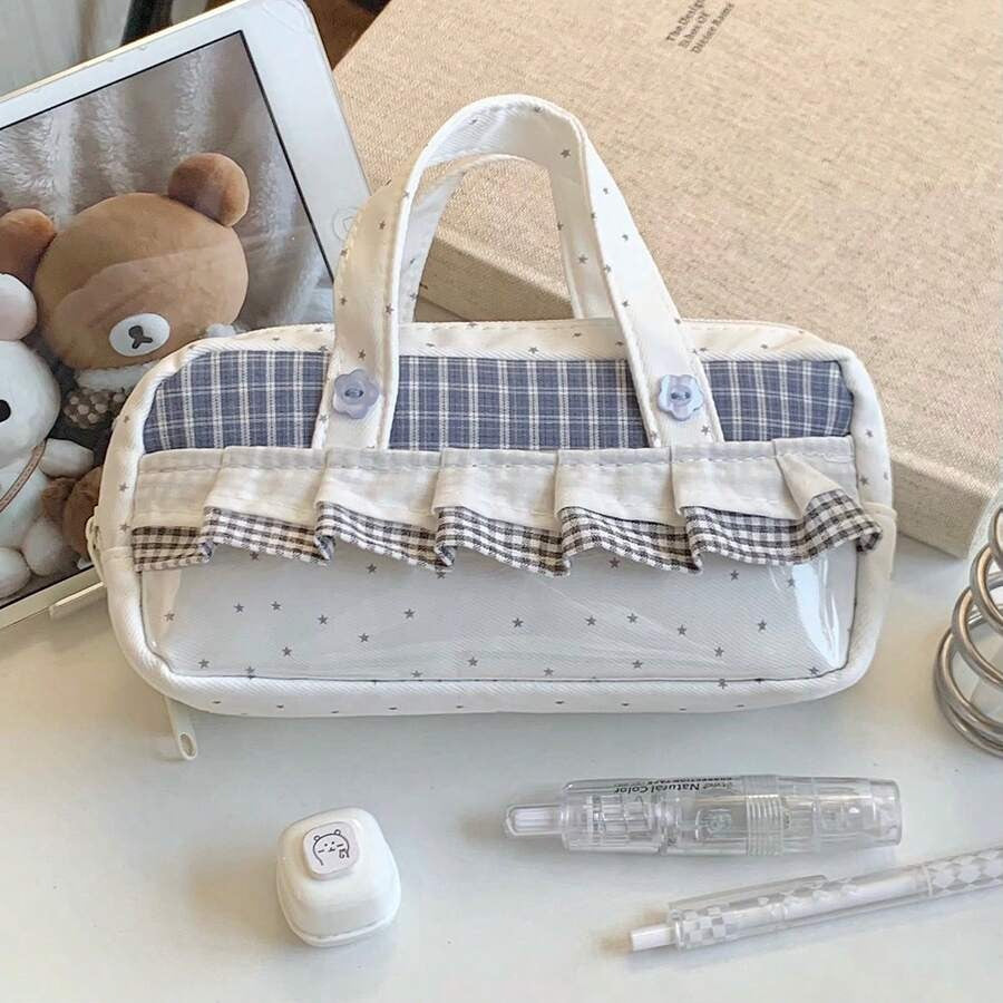 Ruffle Ribbon Pouch