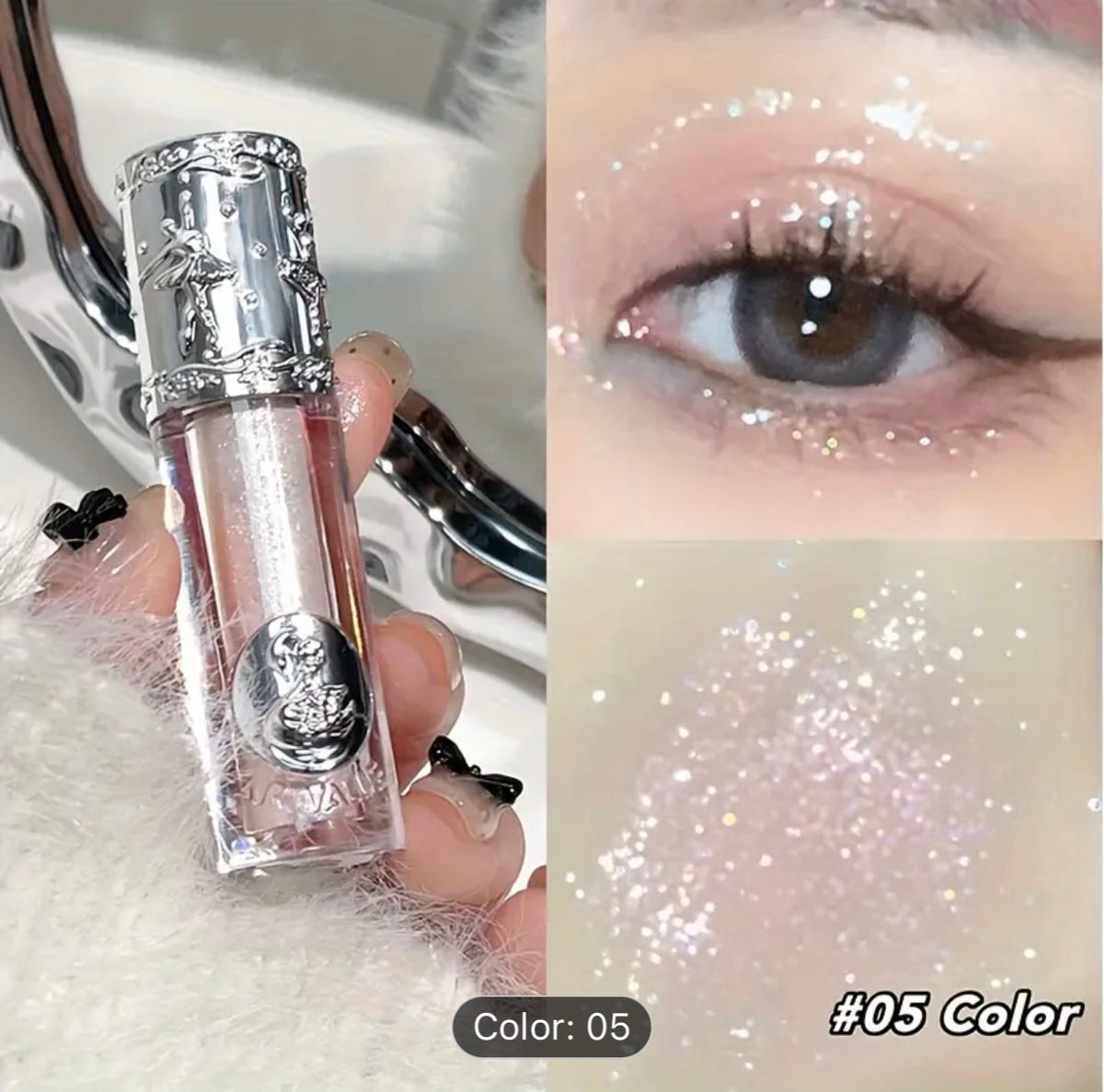 liquid eye shadow glitter | fine shimmer