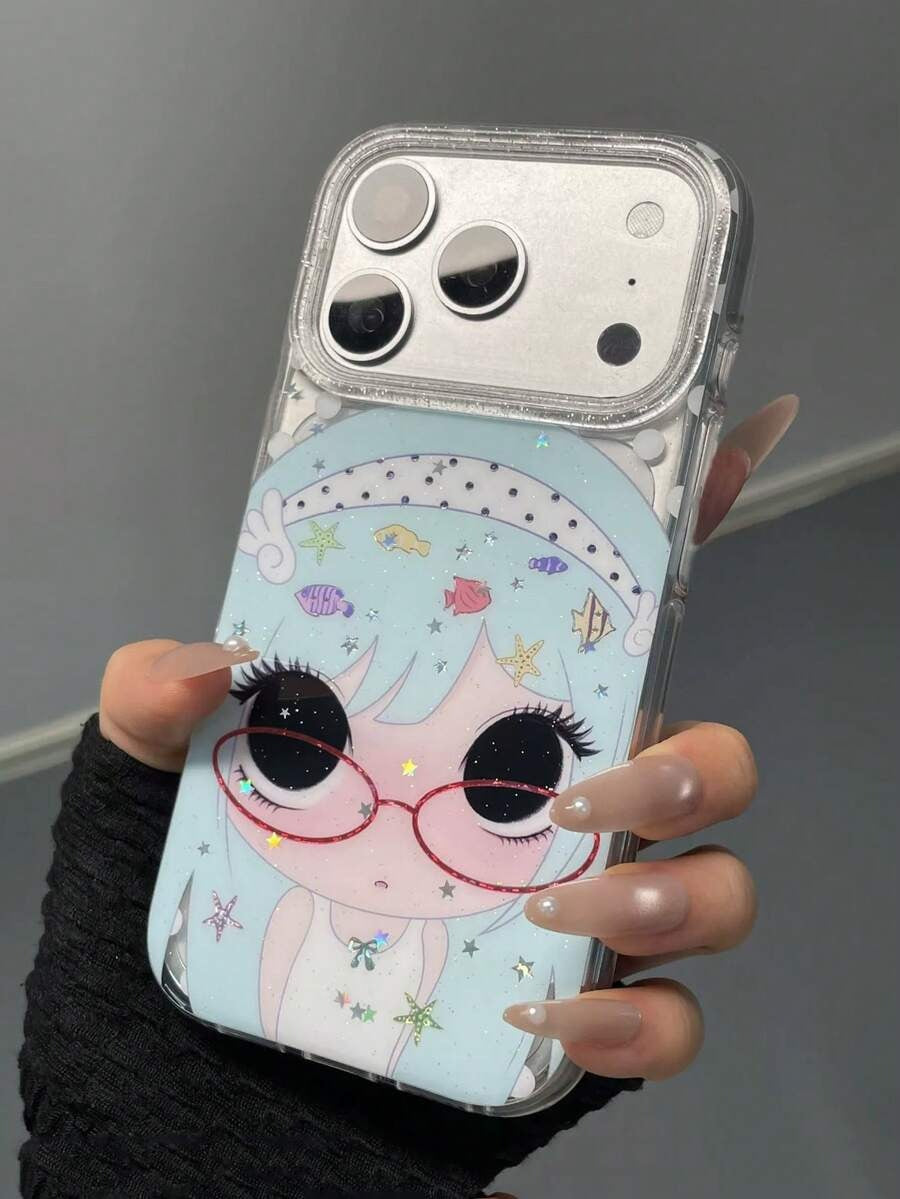 blue hair girl case