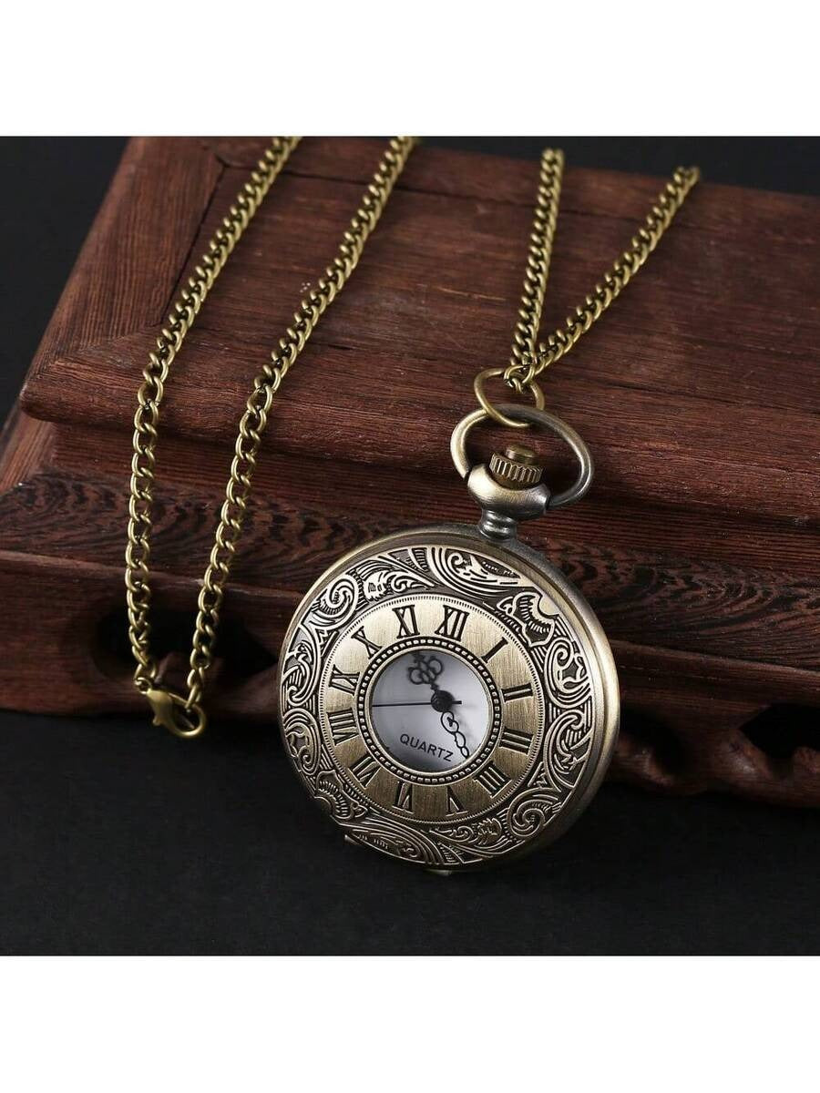 vintage bronze pocket watch