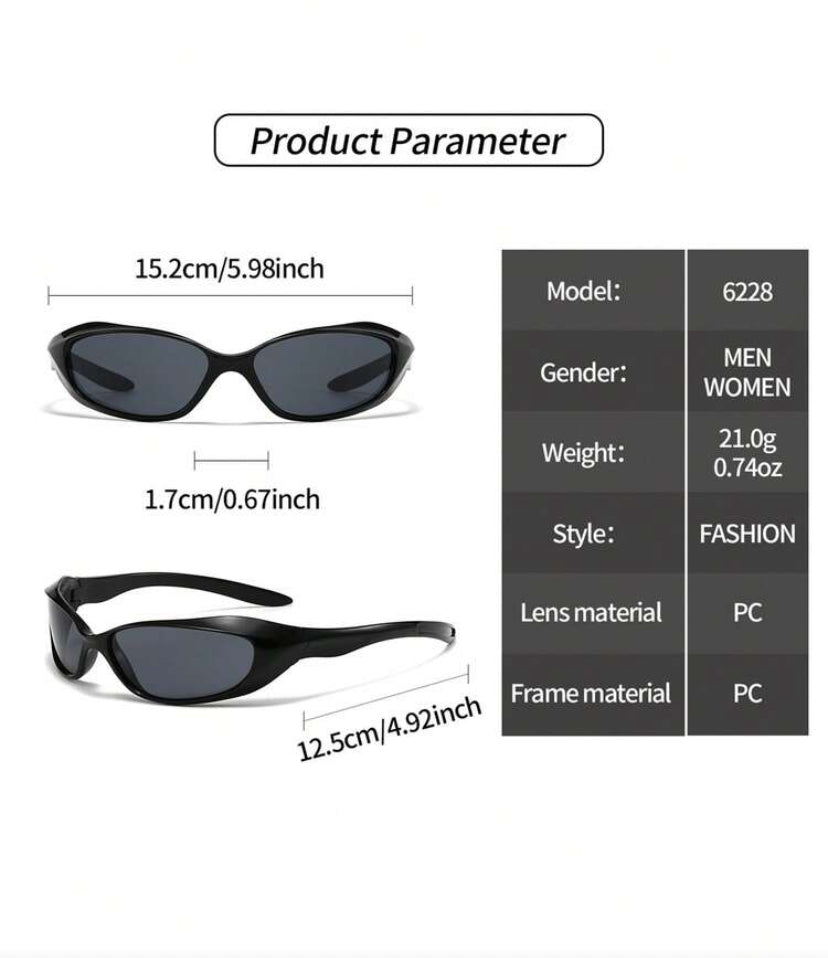 y2k futuristic glasses