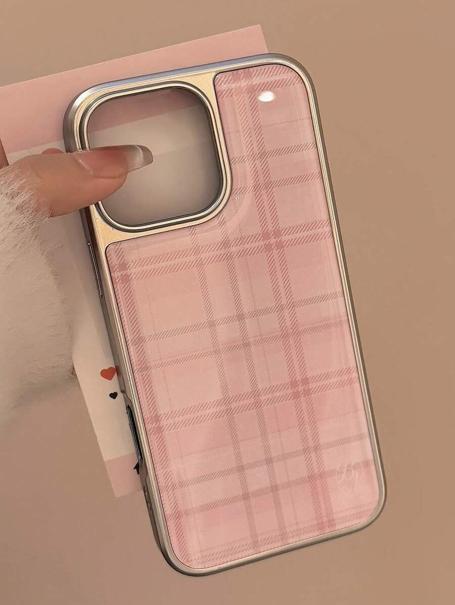 plaid resin phonecase