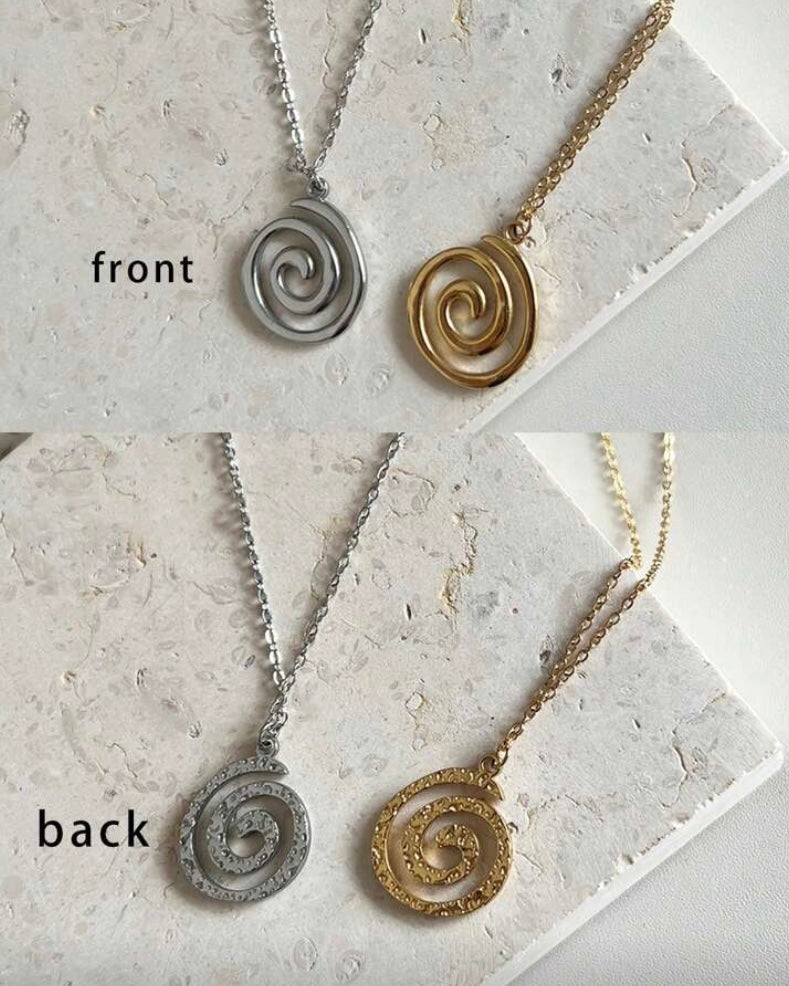 swirl necklace