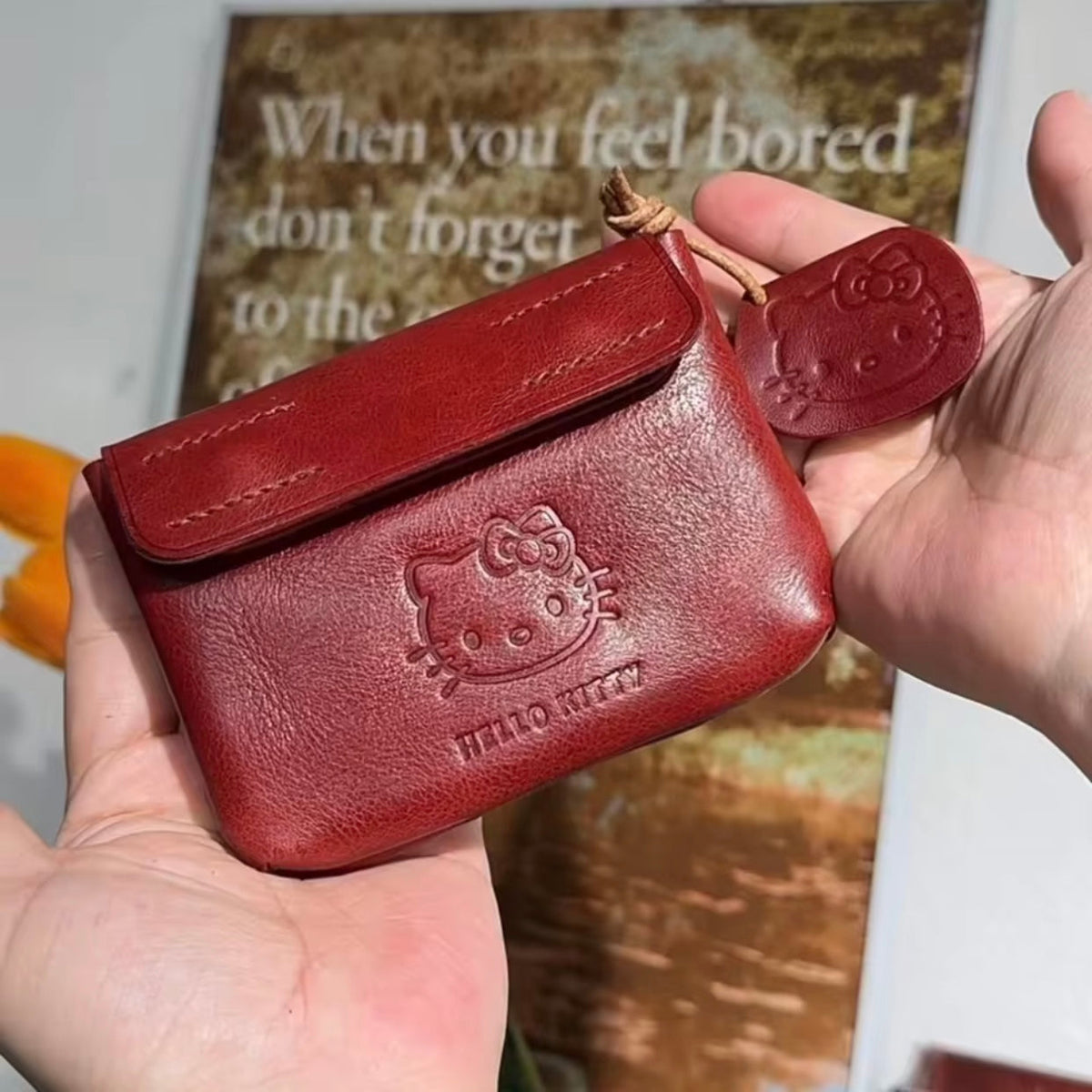 hello kitty cloth wallet