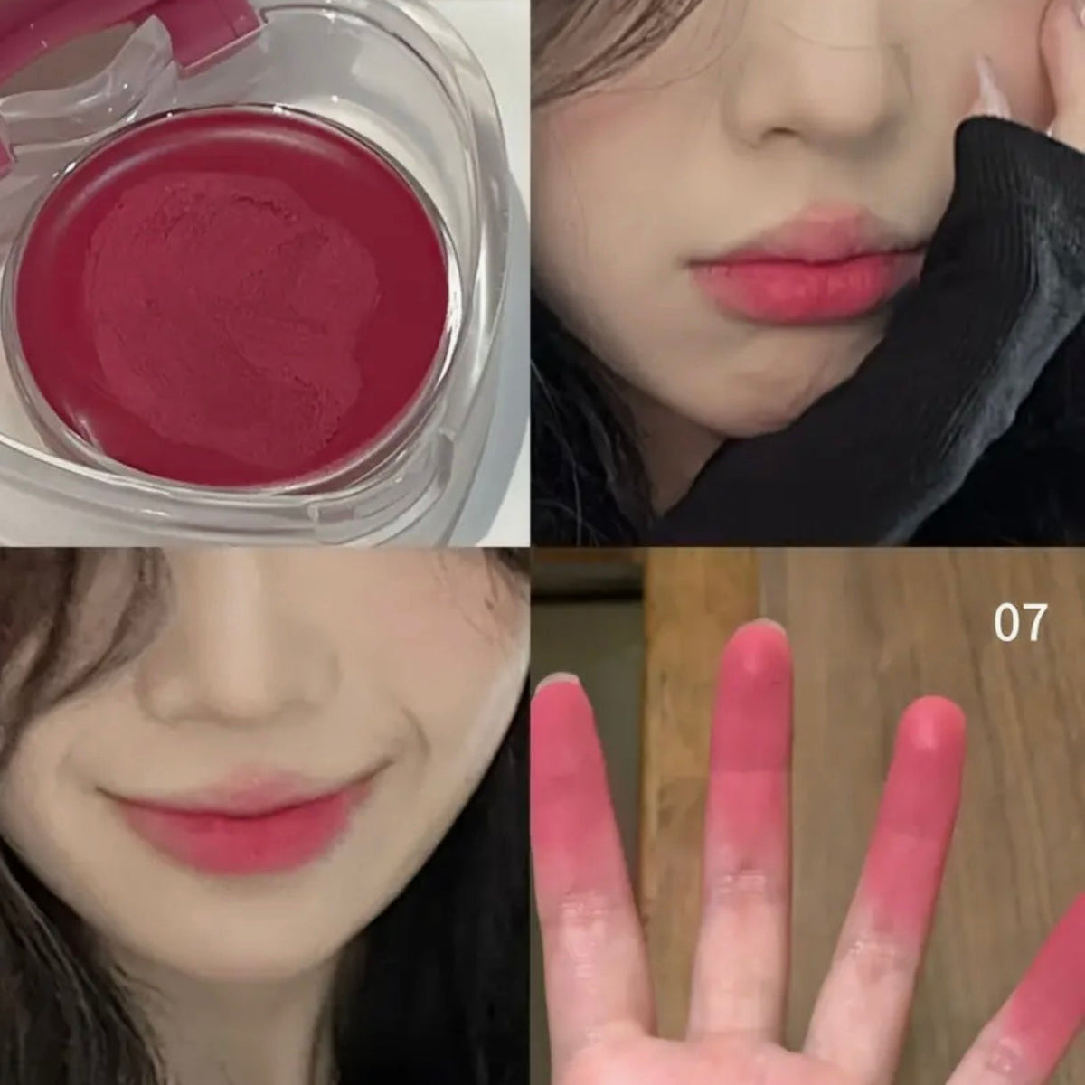 heart shaped lip muds