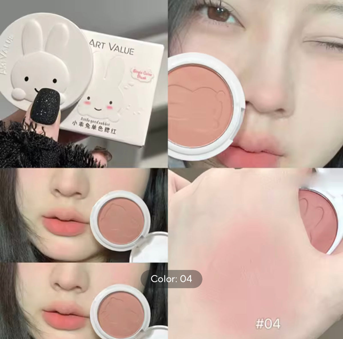 low saturation blushes 🐰