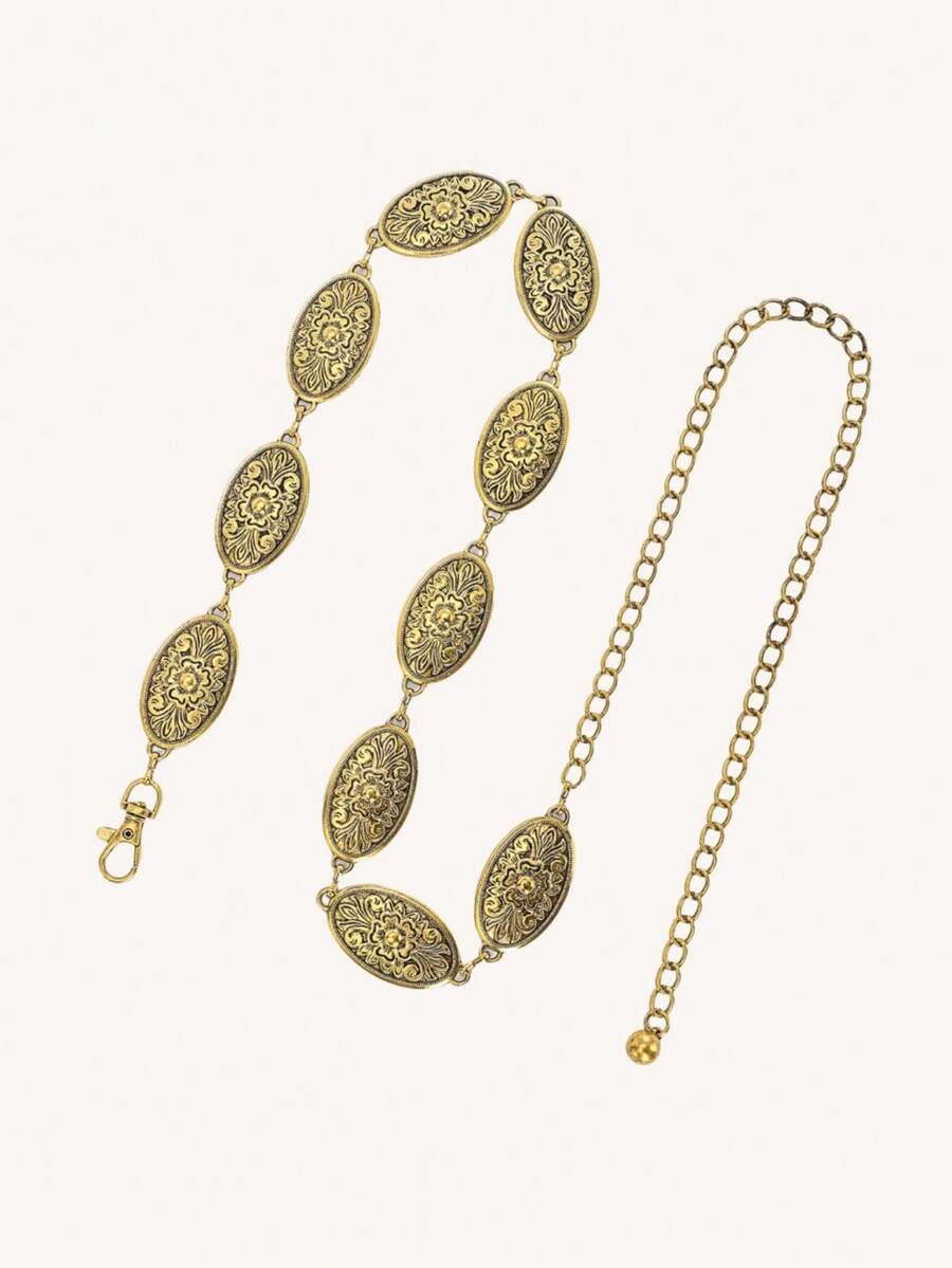 vintage gold waist chain
