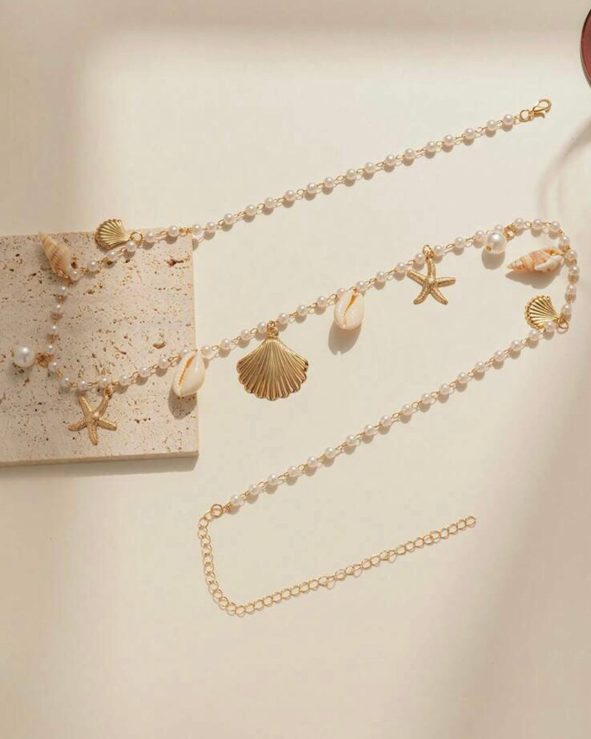 seashell waist chain