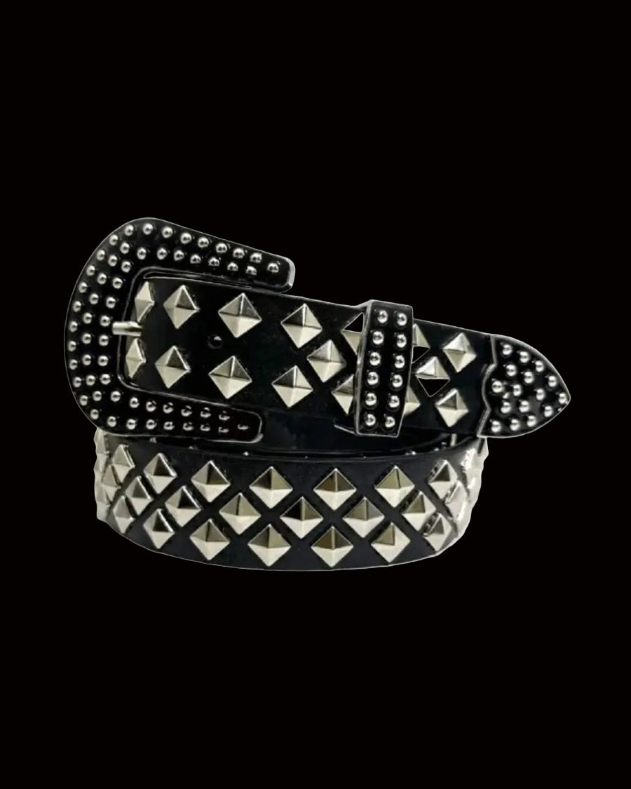 gothic horizon studded belt