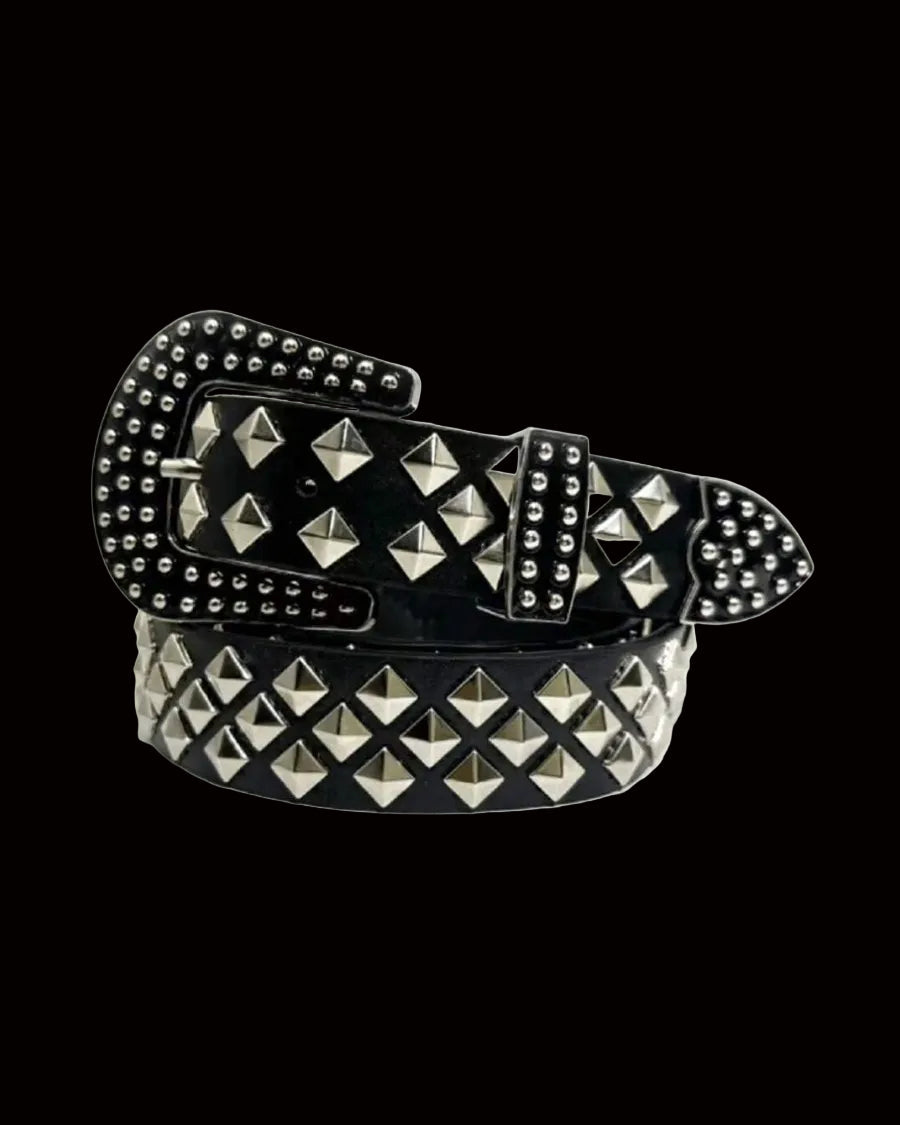 gothic horizon studded belt