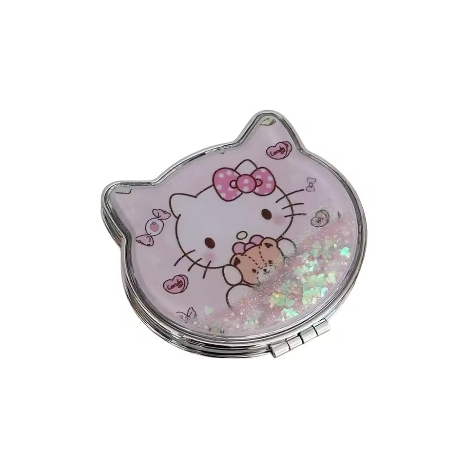 hello kitty sparkling hand mirror
