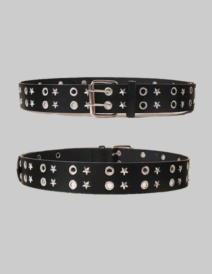 punk style star belt