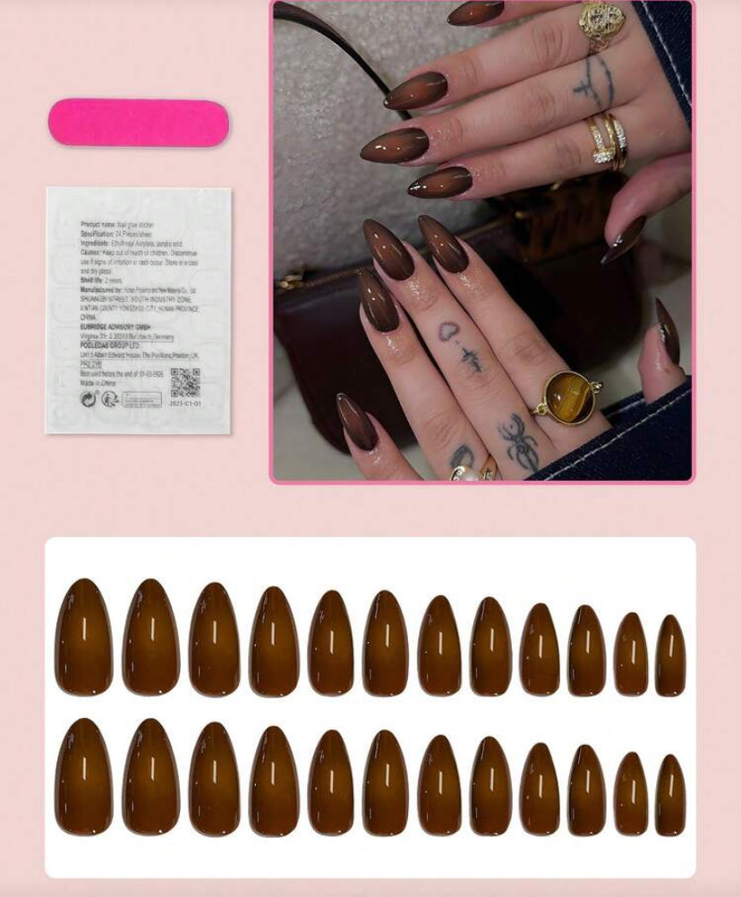 mud brown nails