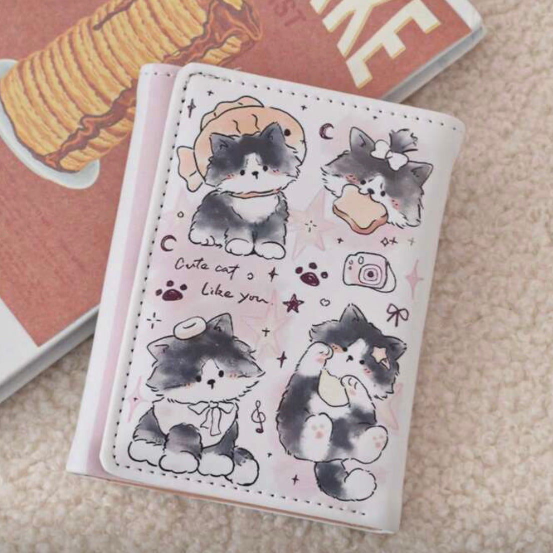 kawaii kitten wallet