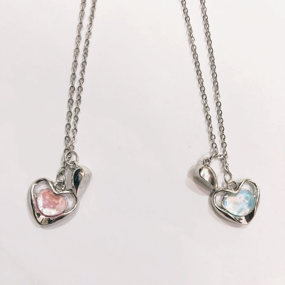 matching heart pendants (stainless steel)