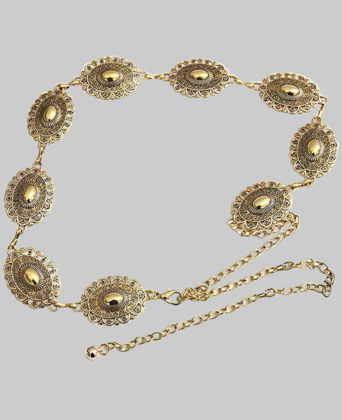 vintage gold waist chain