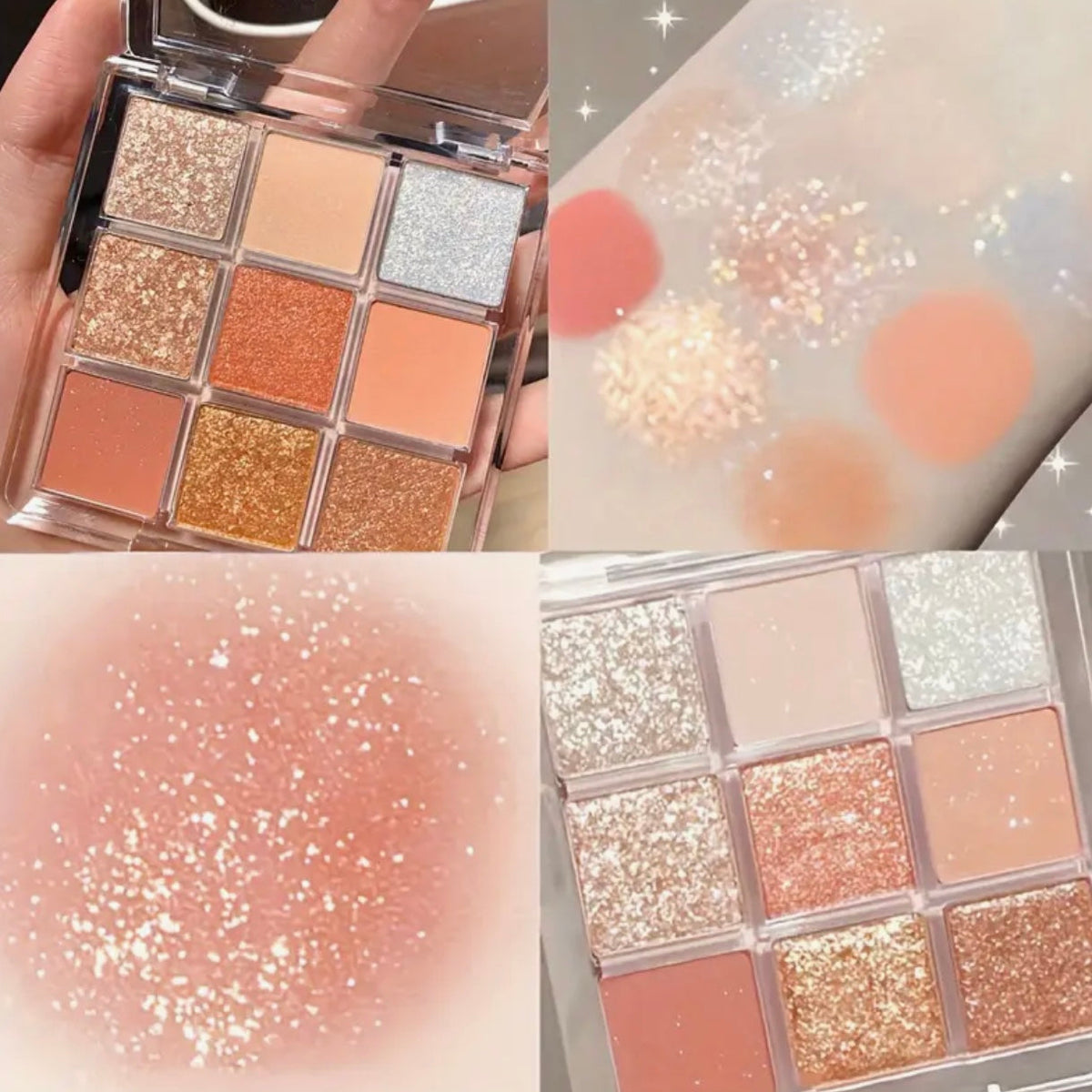 shimmer eye shadow pallet