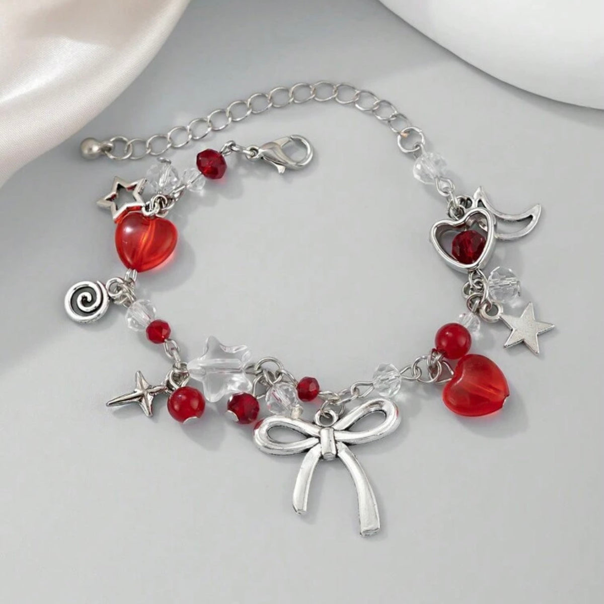 bow red bracelet