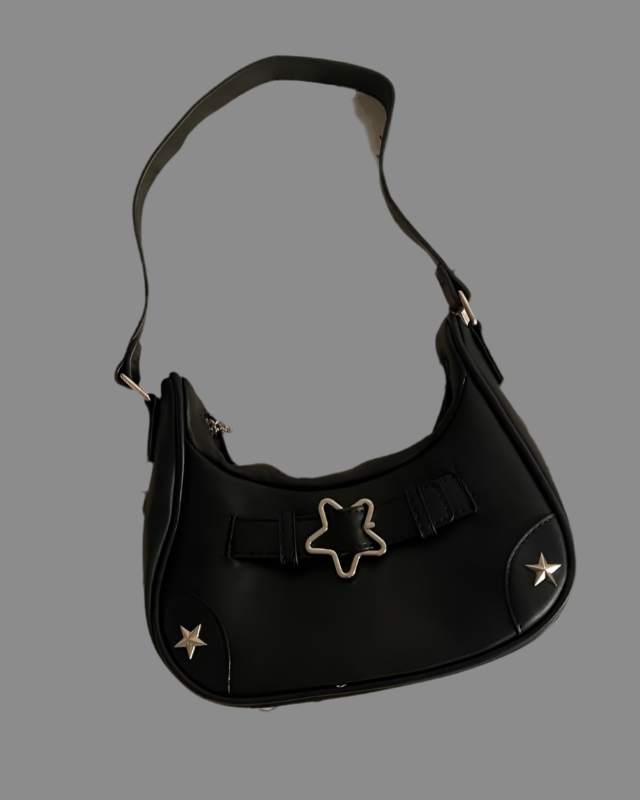 silver star black bag