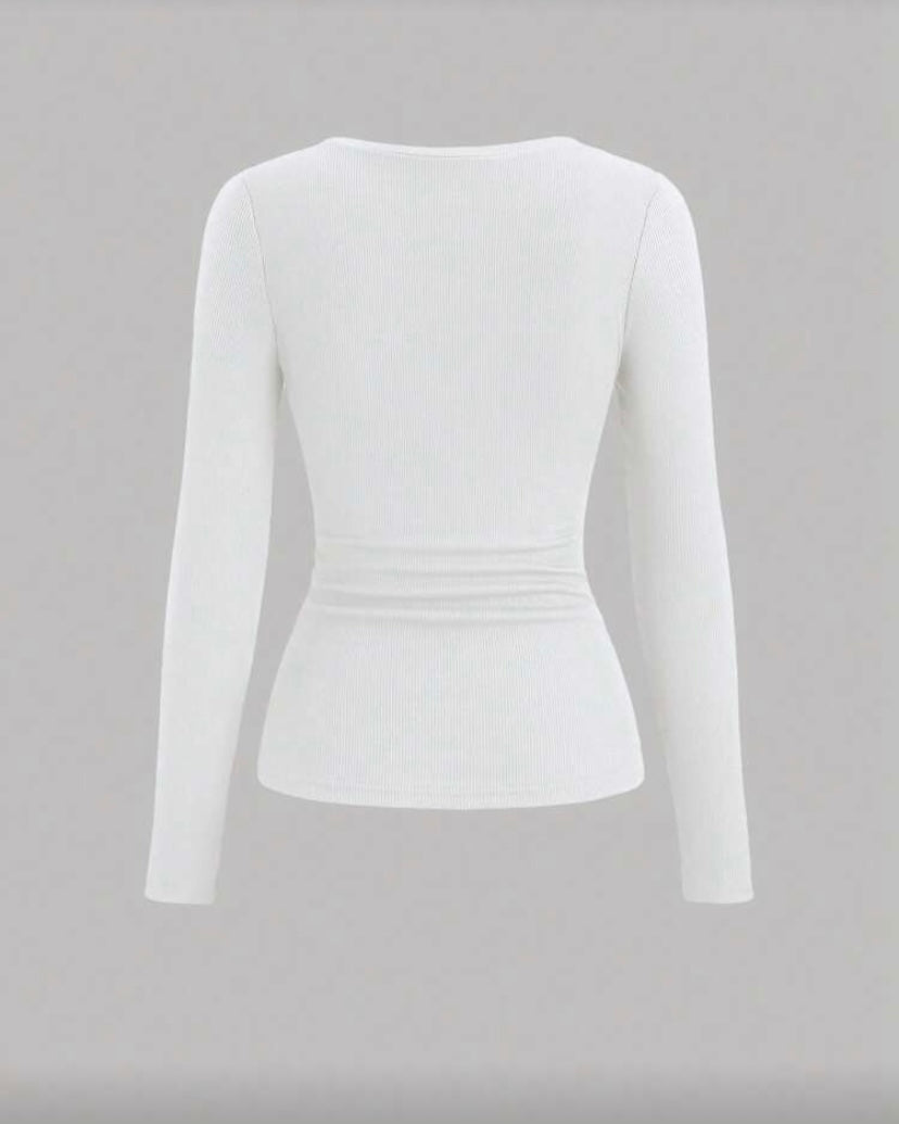 henley lace top