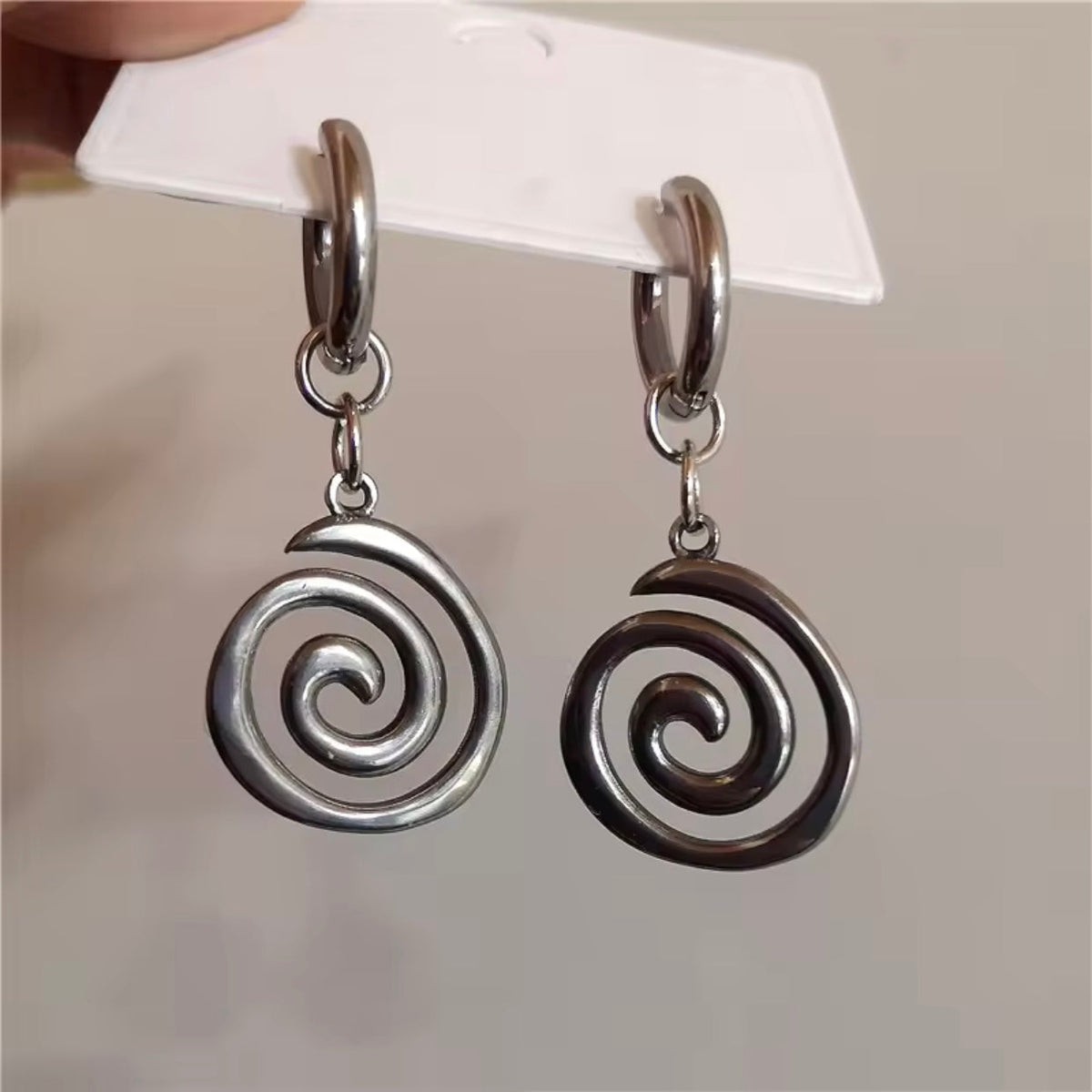 spiral earrings