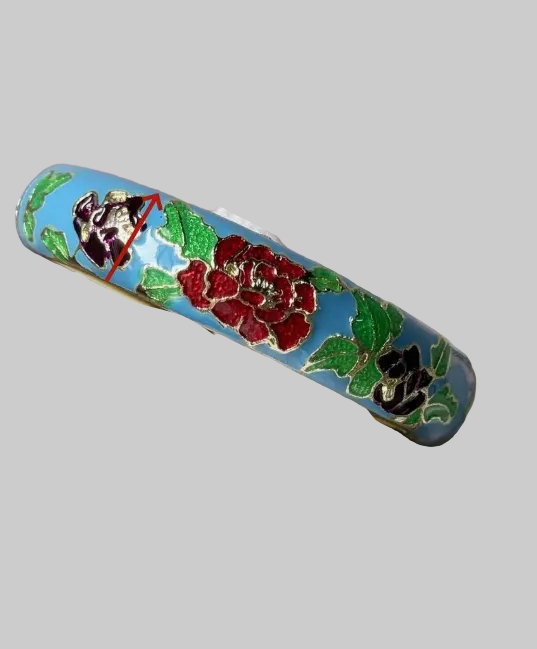 muse enamel floral bangles
