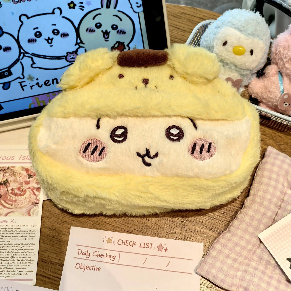anime plushie pouch